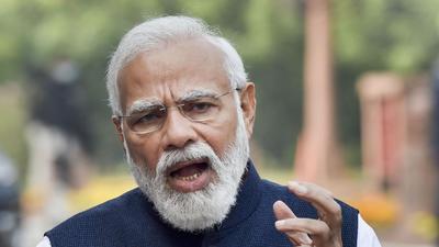 Prime Minister Narendra Modi addresses media as he arrives at Parliament to attend the Winter Session, in New Delhi on Monday. (PTI) Prime Minister Narendra Modi addresses media as he arrives at Parliament to attend the Winter Session, in New Delhi on Monday. (PTI)