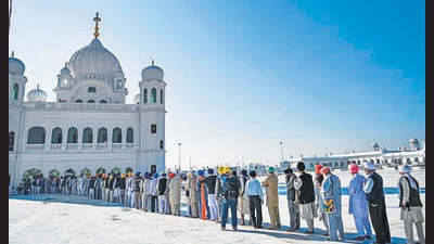 The DSGMC said many complaints have been received from the Sikh Sangat regarding people using the Kartarpur gurdwara premises as a “picnic spot or to shoot TikTok videos” (HT File) The DSGMC said many complaints have been received from the Sikh Sangat regarding people using the Kartarpur gurdwara premises as a “picnic spot or to shoot TikTok videos” (HT File)