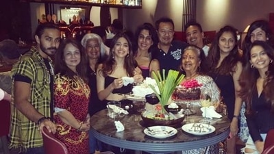 A glimpse of Alaya F's birthday celebrations.
