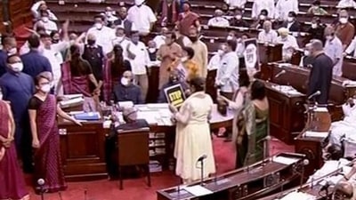 The leaders of Opposition termed the suspension of lawmakers “unwarranted and undemocratic”. The leaders of Opposition termed the suspension of lawmakers “unwarranted and undemocratic”.