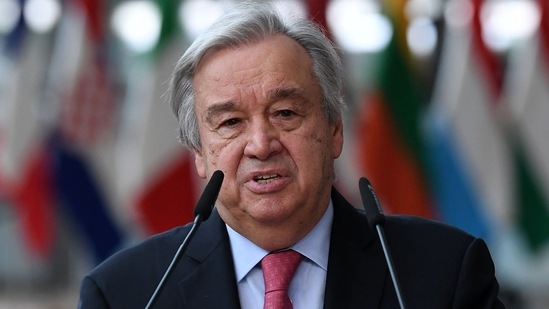 “The situation in the Occupied Palestinian Territory remains a challenge to int'l peace & security,” Antonio Guterres said,(AFP File photo) “The situation in the Occupied Palestinian Territory remains a challenge to int'l peace & security,” Antonio Guterres said,(AFP File photo)