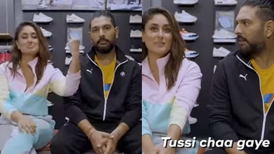 Kareena Kapoor and Yuvraj Singh took on the ‘your accent is so sexy’ trend.&nbsp;