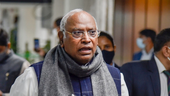 “Government is wrong in saying that there is never a discussion on Repeal Bills, therefore it will not allow discussion on Repeal of Farm Laws Bill,” Mallikarjun Kharge said.(PTI File Photo)