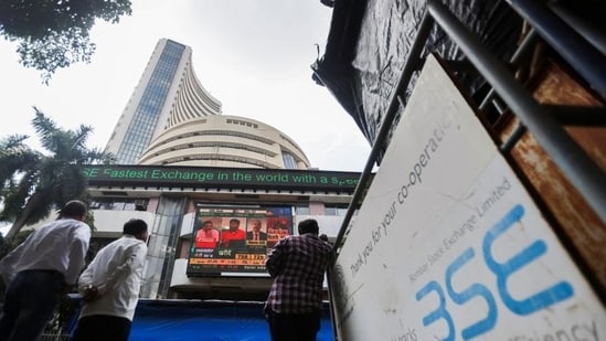 Sensex closes 153 points higher at 57,260; Nifty ends session at 17,053 points(Reuters File)