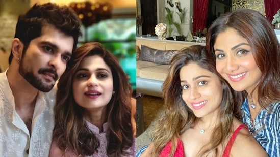 Raqesh Bapat reacts to Shilpa Shetty's post about sister Shamita Shetty.