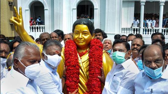 It was the Palaniswami-led AIADMK government that decided to acquire Jayalalithaa’s 24,322 sq ft bungalow to turn it into a memorial for her. (Agencies) It was the Palaniswami-led AIADMK government that decided to acquire Jayalalithaa’s 24,322 sq ft bungalow to turn it into a memorial for her. (Agencies)
