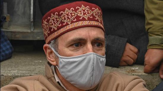 National Conference vice-president and former J&K chief minister Omar Abdullah raked up Article 370 to strike an emotional chord with the people in Kishtwar. (AFP)