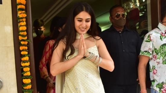 Sara Ali Khan pulled at the song launch of Atrangi Re. Sara Ali Khan pulled at the song launch of Atrangi Re.