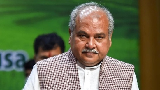 Union agriculture minister Narendra Singh Tomar.(File photo)