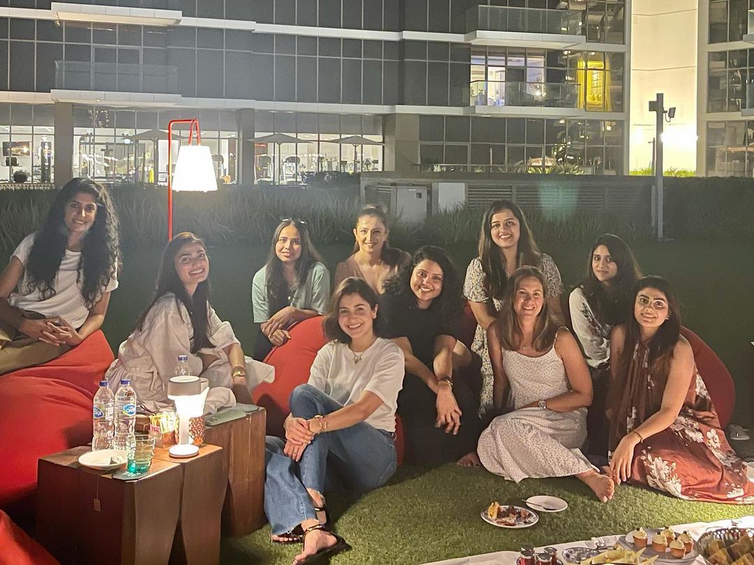 Anushka Sharma and Athiya Shetty were seen enjoying a tea party in the UAE. Anushka Sharma and Athiya Shetty were seen enjoying a tea party in the UAE. 