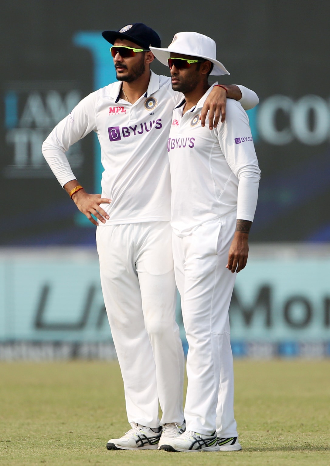 Axar Patel and Suryakumar Yadav during Day-5 of the 1st Test match between India and New Zealand, at Green Park International Stadium, in Kanpur&nbsp; (ANI)