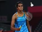 Tokyo 2020 Olympics - Badminton - Women's Singles - Group Stage - MFS - Musashino Forest Sport Plaza, Tokyo, Japan – July 28, 2021. P.V. Sindhu of India reacts during the match against Cheung Ngan Yi of Hong Kong. REUTERS/Leonhard Foeger(REUTERS)