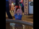 This baby boy is super happy to get two balls from a fountain. (reddit/@LlamaRoo5) This baby boy is super happy to get two balls from a fountain. (reddit/@LlamaRoo5)