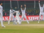 Indian player appeal for the wicket of New Zealand player Ajaz Patel during the fifth and last day of the first Test (PTI) Indian player appeal for the wicket of New Zealand player Ajaz Patel during the fifth and last day of the first Test (PTI)