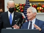 Anthony Fauci said that boosters bolstered the protection offered by the vaccines against “any variant” of the disease.(AFP) Anthony Fauci said that boosters bolstered the protection offered by the vaccines against “any variant” of the disease.(AFP)