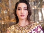 Nora Fatehi looks divine in sheer saree and unmissable blouse, fans say stop being so gorgeous Nora Fatehi looks divine in sheer saree and unmissable blouse, fans say stop being so gorgeous