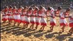 A performance during the 2018 edition of the Hornbill Festival at Kisama in Nagaland. (PTI/File) A performance during the 2018 edition of the Hornbill Festival at Kisama in Nagaland. (PTI/File)