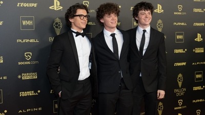 Tom Holland was also joined by his brothers, Harry and Sam. Tom Holland was also joined by his brothers, Harry and Sam. 