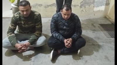 The suspects were arrested from Sector 9 crossing on Monday night while they were trying to target another ATM in the area. (Sourced)