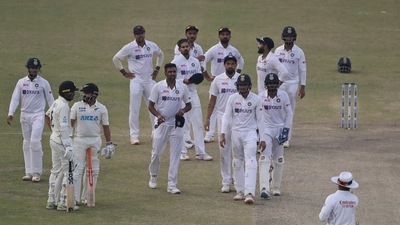 IND vs NZ: 'I'm sure that Rahul and Rathour will look very closely': Disappointed VVS Laxman picks one area India need to address before 2nd Test (AP) IND vs NZ: 'I'm sure that Rahul and Rathour will look very closely': Disappointed VVS Laxman picks one area India need to address before 2nd Test (AP)