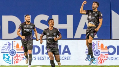 Javier Hernandez Francisco Gonzalez of Odisha FC celebrates after scoring a goal (PTI) Javier Hernandez Francisco Gonzalez of Odisha FC celebrates after scoring a goal (PTI)
