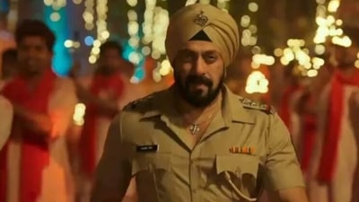 Salman Khan in a still from Antim: The Final Truth.