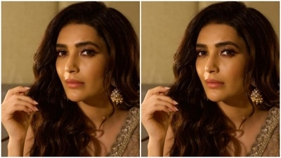 "Is it the season or is it me," Karishma made a reference to the ongoing wedding season and accompanied her pictures with these words. (Instagram/@karishmaktanna)