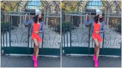 On Tuesday, Pooja went all casual to go for her wine tasting session. (Instagram/@poojabatra)