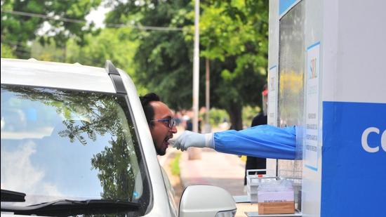 The Chandigarh tricity recorded 304 Covid cases in November, nearly 40% rise from the figures in October. (HT File Photo)