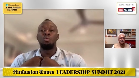 HT Leadership Summit 2021: Usain Bolt in conversation with Ayaz Memon&nbsp;(Screengrab )