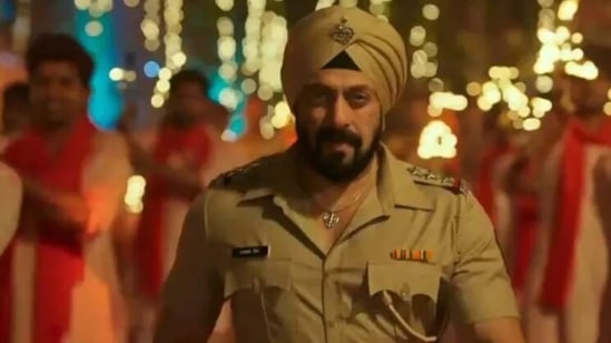 Salman Khan in a still from Antim: The Final Truth. Salman Khan in a still from Antim: The Final Truth.