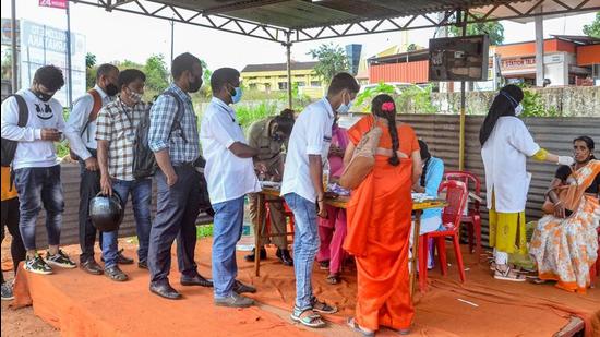 Following detection of Covid cases on campuses, Karnataka has stepped up screening along the Kerala and Tamil Nadu borders. (PTI)
