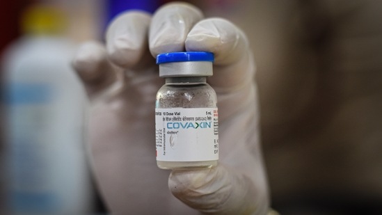 Bharat Biotech's Covaxin received the emergency use listing (EUL) from the World Health Organisation (WHO) on November 3.(Sanchit Khanna/HT PHOTO)