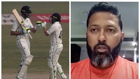 ‘He denied India victory by batting in both innings on this pitch': Wasim Jaffer hails NZ batter, says he came out of syllabus(HT COLLAGE)