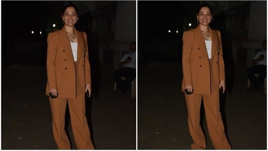 Tamannaah has made some swoon-worthy appearances on the red carpet in the past. However, it is her off duty ensembles that have always been relatable. Her casual wardrobe is worth taking inspiration from, and you should not think twice before adding them to your closet. Her latest outfit for an outing in Mumbai is proof enough.(HT Photo/Varinder Chawla)