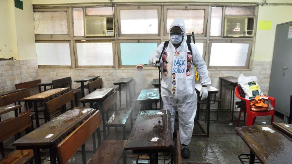In an official order on Tuesday, the Pune Municipal Corporation informed that further decisions on the reopening of schools will be taken after reviewing the situation after December 15. (Satish Bate/HT PHOTO)