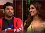 Kapil Sharma and Vaani Kapoor on The Kapil Sharma Show. Kapil Sharma and Vaani Kapoor on The Kapil Sharma Show.
