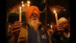 Farm unions have claimed nearly 700 farmers lost their lives during the protests and their pending demands include compensation as well as withdrawal of all criminal cases lodged against protesting farmers. (AFP PHOTO.) Farm unions have claimed nearly 700 farmers lost their lives during the protests and their pending demands include compensation as well as withdrawal of all criminal cases lodged against protesting farmers. (AFP PHOTO.)