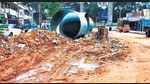 During the assembly session in September, CM Basavaraj Bommai had said that <span class='webrupee'>₹</span>20,060 crore have been spent on road-related works in the city. (HT Photo) During the assembly session in September, CM Basavaraj Bommai had said that <span class='webrupee'>₹</span>20,060 crore have been spent on road-related works in the city. (HT Photo)
