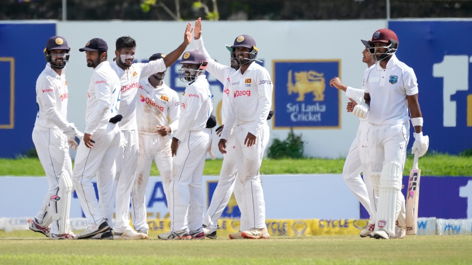 West Indies 69-1 after dismissing Sri Lanka for 204 on Day 2