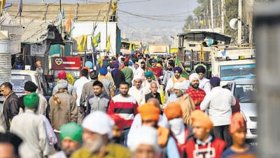 The govt said it has no data on farmers who died during the year-long protests against the three farm laws repealed on November 29. (Hindustan Times) The govt said it has no data on farmers who died during the year-long protests against the three farm laws repealed on November 29. (Hindustan Times)