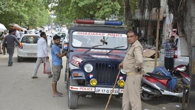 The Ghaziabad police said the case was registered against three to four persons, under sections of rioting and illegal confinement. (HT File Photo) The Ghaziabad police said the case was registered against three to four persons, under sections of rioting and illegal confinement. (HT File Photo)