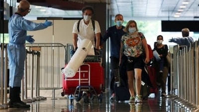 Australia: Two passengers in Sydney who were travelling from southern Africa on a Qatar Airways flight via Doha were detected with the new Covid-19 variant, Omicron strain. (Reuters file photo)