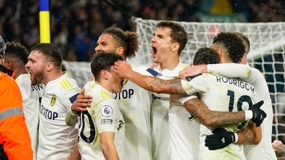 Raphinha's late penalty earns Leeds United 1-0 Premier League win over Palace (TWITTER)
