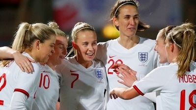 England women's football team sweeps to record win: 20-0 (TWITTER)