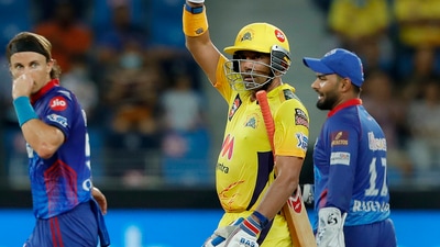 Robin Uthappa during a game against Delhi Capitals in IPL 2021. (ANI) Robin Uthappa during a game against Delhi Capitals in IPL 2021. (ANI)