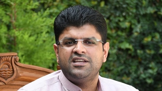 File photo of Haryana deputy CM Dushyant Chautala.(HT) File photo of Haryana deputy CM Dushyant Chautala.(HT)