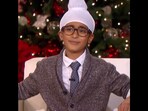The image shows the boy named Anaik taking part in The Ellen DeGeneres Show.(Instagram/@theellenshow)