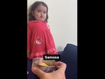 This baby girl simply doesn't want to eat apples, instead, she wants samosa. (instagram/@me_and_my_bachchas) This baby girl simply doesn't want to eat apples, instead, she wants samosa. (instagram/@me_and_my_bachchas)