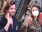 Anushka Ranjan with husband Aditya Seal at Tadap screening. Anushka Ranjan with husband Aditya Seal at Tadap screening.